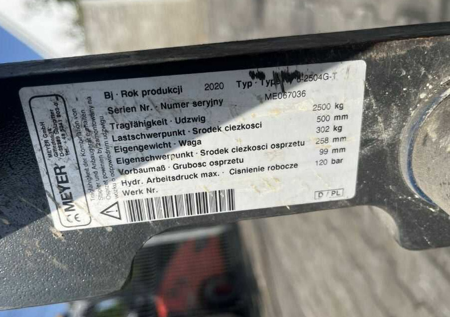 Meyer 6-2504GT - Implemento: foto 5 Meyer 6-2504GT - Implemento: foto 5