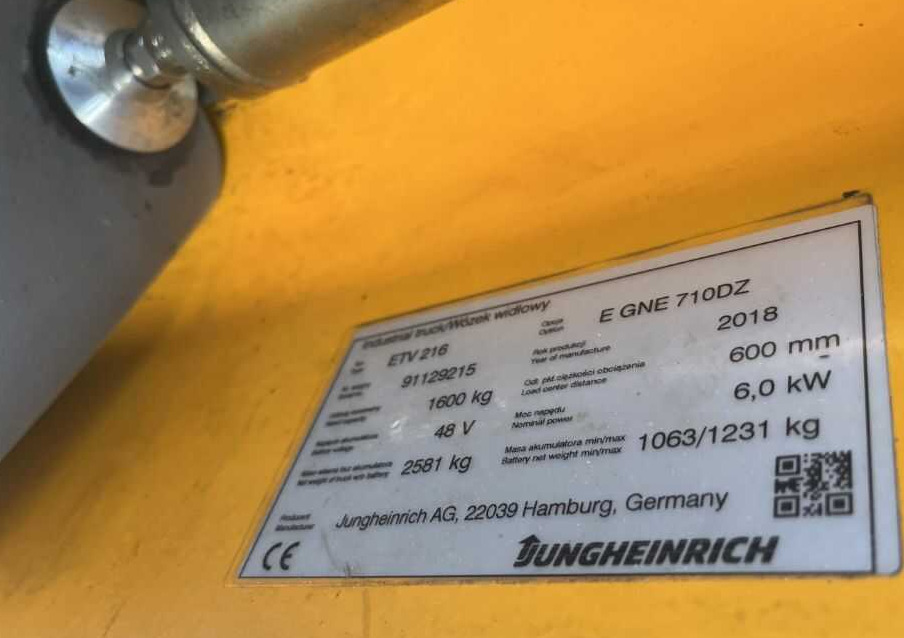 Jungheinrich ETV216 - Retráctil: foto 4 Jungheinrich ETV216 - Retráctil: foto 4