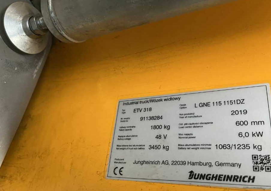 Jungheinrich ETV318 - Retráctil: foto 4 Jungheinrich ETV318 - Retráctil: foto 4