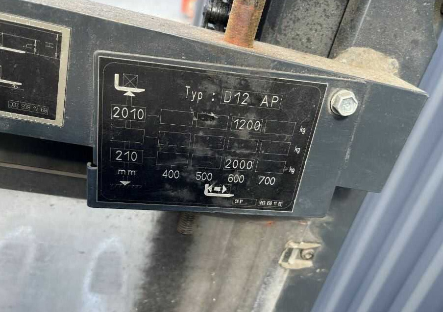 Linde D12AP - Apilador: foto 5 Linde D12AP - Apilador: foto 5