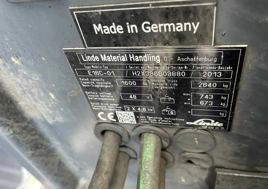 Linde E16-01 - Carretilla elevadora eléctrica: foto 4 Linde E16-01 - Carretilla elevadora eléctrica: foto 4