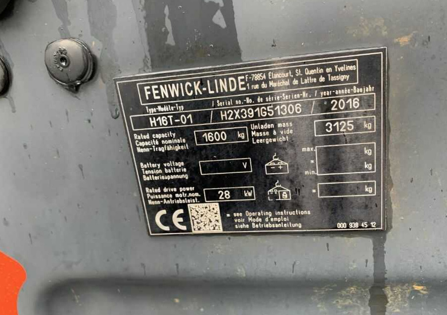 Linde H16T-01 - Carretilla elevadora de gas: foto 4 Linde H16T-01 - Carretilla elevadora de gas: foto 4