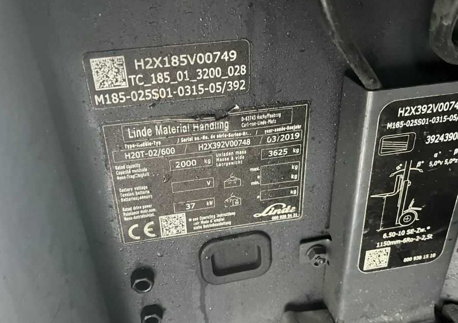 Linde H20T-02/600 - Carretilla elevadora de gas: foto 4 Linde H20T-02/600 - Carretilla elevadora de gas: foto 4