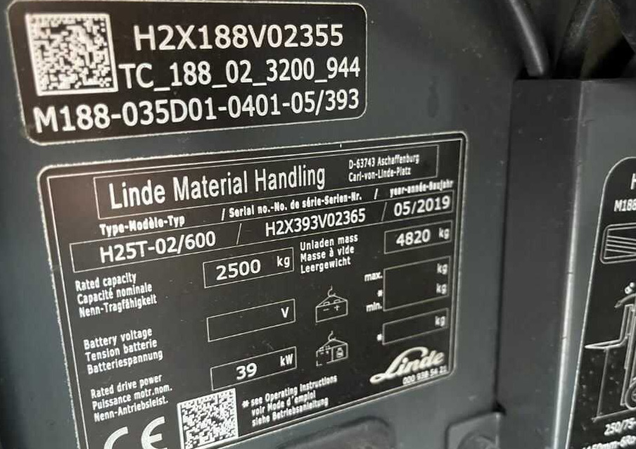 Linde H25T-02/600 - Carretilla elevadora de gas: foto 4 Linde H25T-02/600 - Carretilla elevadora de gas: foto 4
