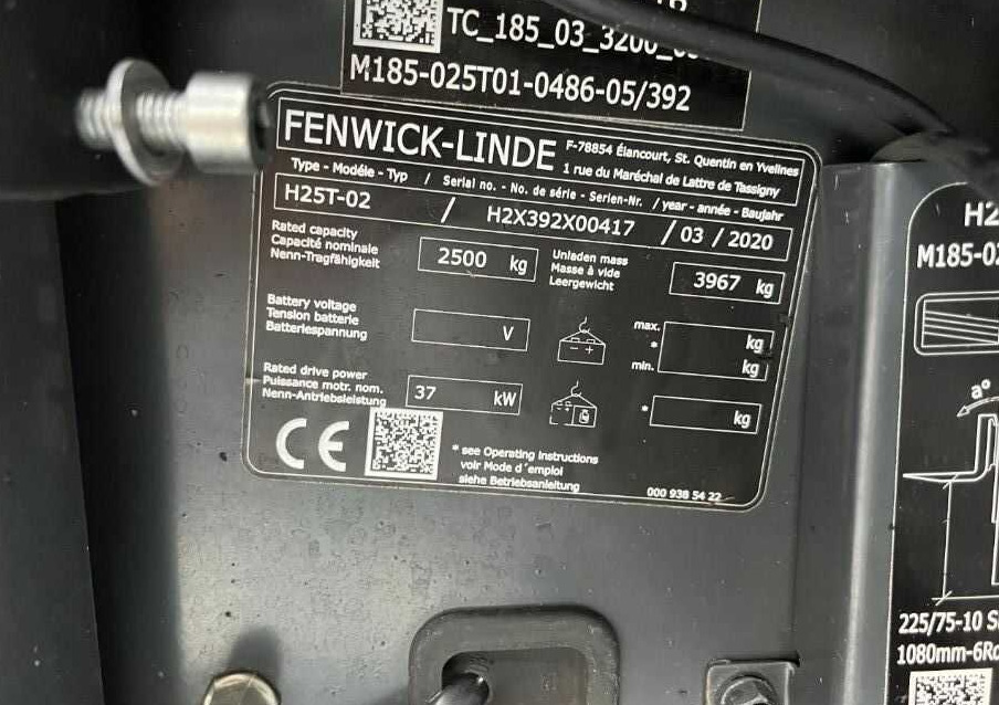Linde H25T-02 - Carretilla elevadora de gas: foto 4 Linde H25T-02 - Carretilla elevadora de gas: foto 4