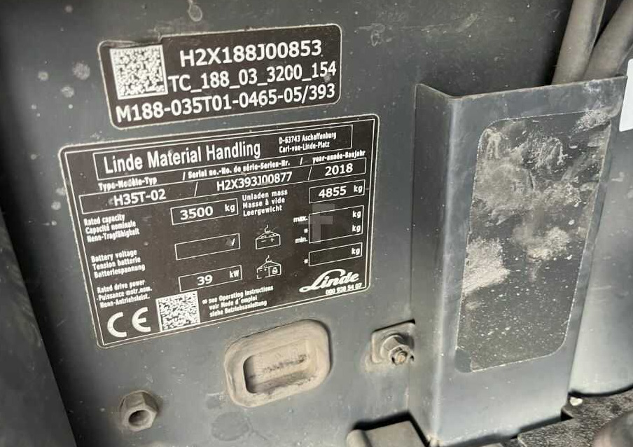 Linde H35T-02 - Carretilla elevadora de gas: foto 4 Linde H35T-02 - Carretilla elevadora de gas: foto 4