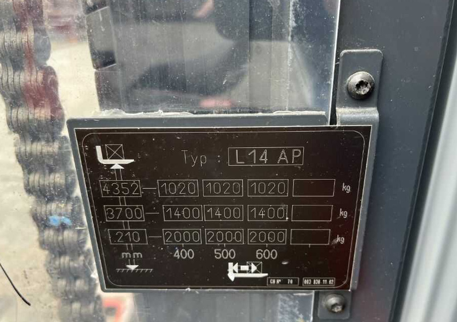 Linde L14AP - Apilador: foto 5 Linde L14AP - Apilador: foto 5