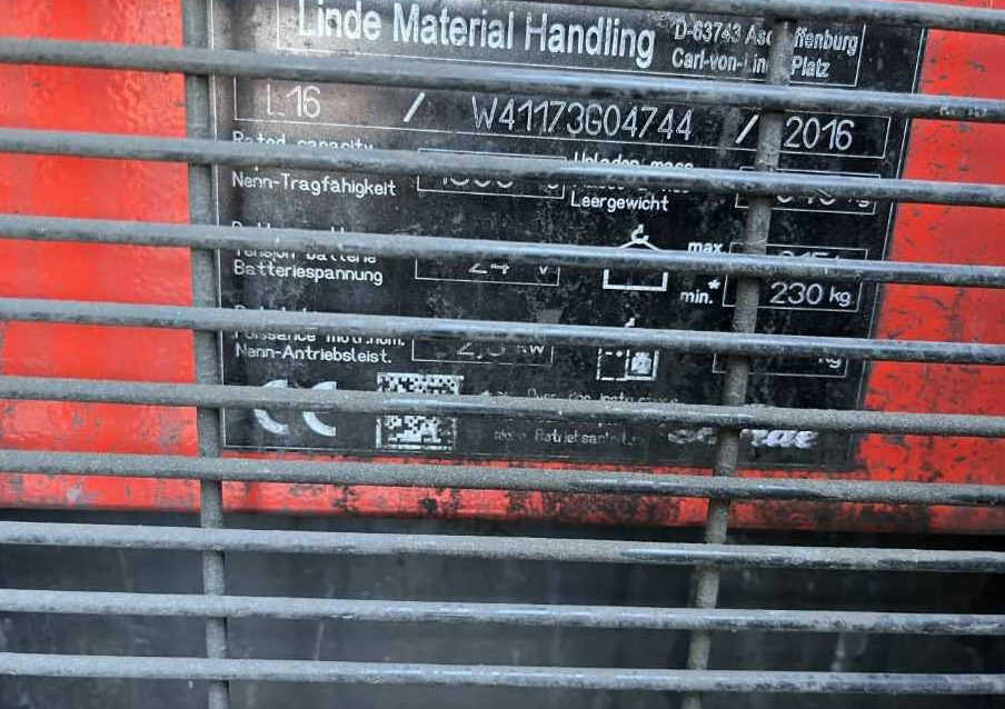 Leasing de  Linde L16 Linde L16: foto 6