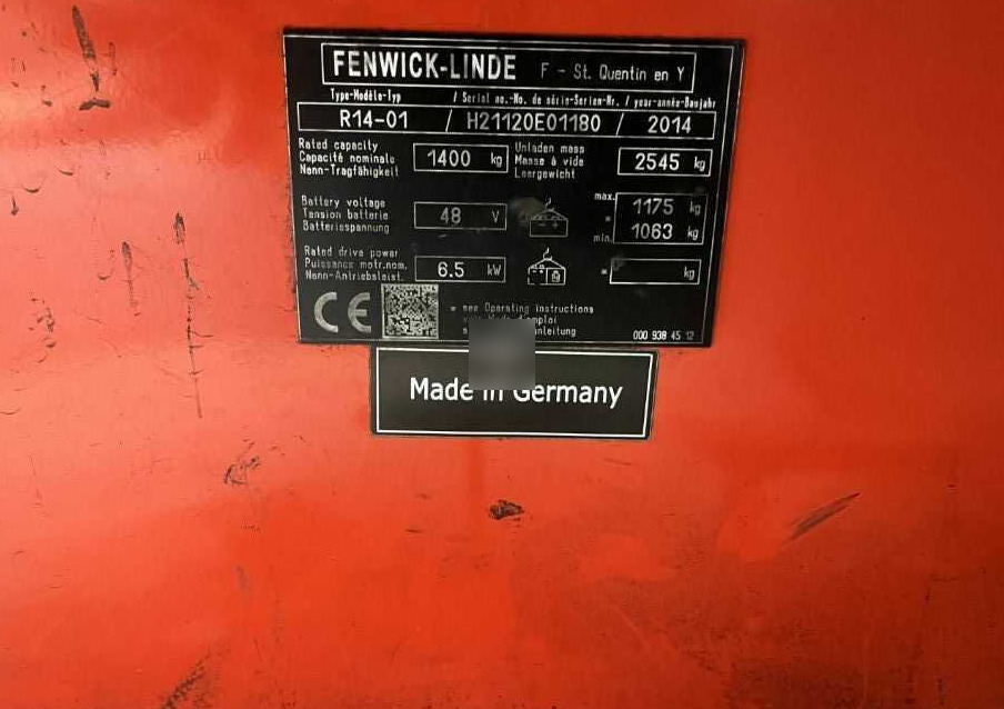 Linde R14-01 - Retráctil: foto 4 Linde R14-01 - Retráctil: foto 4