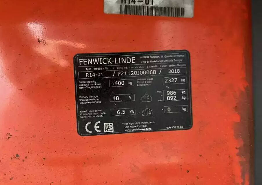 Linde R14-01 - Retráctil: foto 4 Linde R14-01 - Retráctil: foto 4
