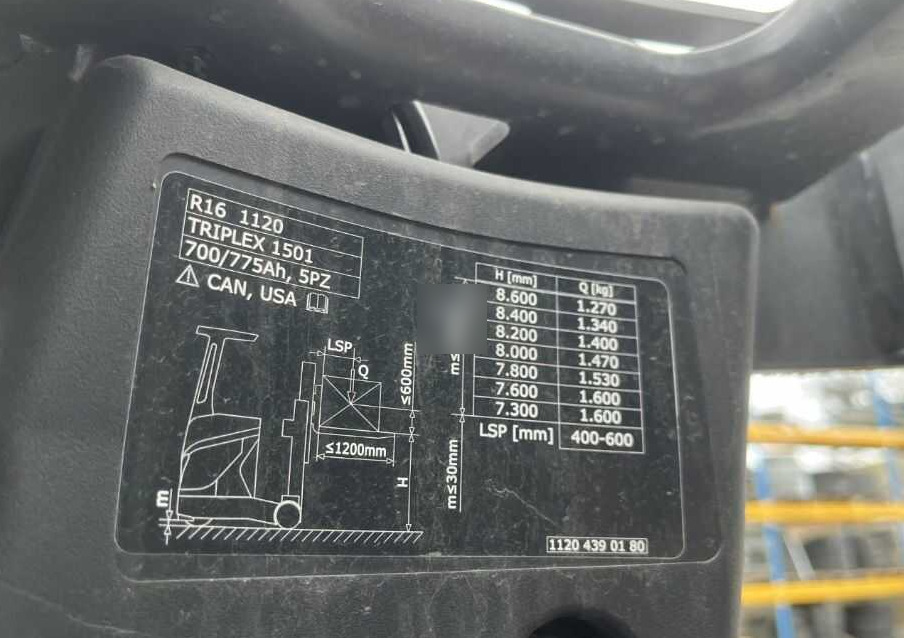 Linde R16-01 - Retráctil: foto 5 Linde R16-01 - Retráctil: foto 5