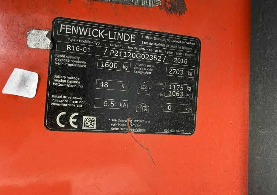 Linde R16-01 - Retráctil: foto 4 Linde R16-01 - Retráctil: foto 4