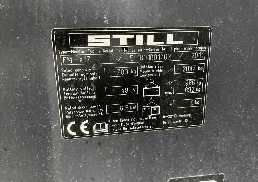 Still FM-X17 - Retráctil: foto 4 Still FM-X17 - Retráctil: foto 4