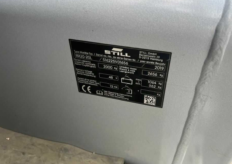 Still RX20-20L - Carretilla elevadora eléctrica: foto 4 Still RX20-20L - Carretilla elevadora eléctrica: foto 4