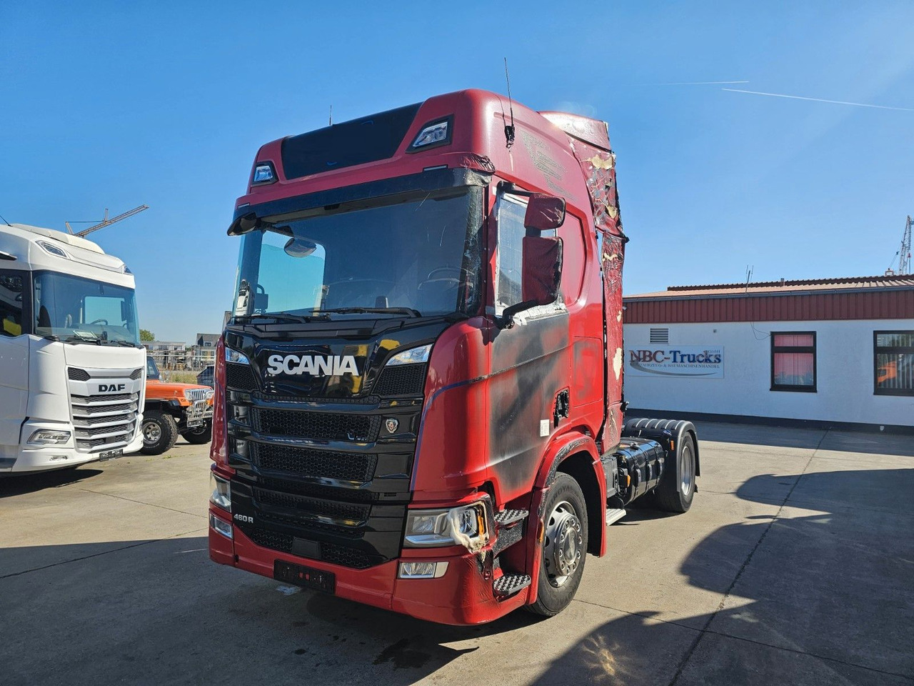 Scania R 460 * BRANDSCHADEN * ACC * RETARDER * LEDER * - Cabeza tractora: foto 1 Scania R 460 * BRANDSCHADEN * ACC * RETARDER * LEDER * - Cabeza tractora: foto 1