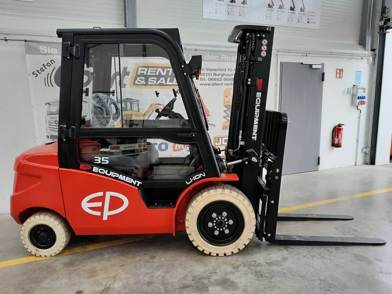 EP Equipment EFL353 / 3,5T / Triplex: 4,80m /ZVG - Carretilla elevadora eléctrica: foto 5 EP Equipment EFL353 / 3,5T / Triplex: 4,80m /ZVG - Carretilla elevadora eléctrica: foto 5