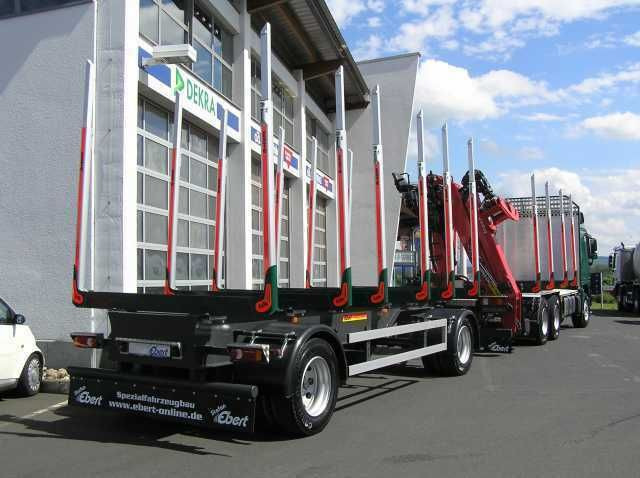 Ebert KHA 18 Kurzholz-Anhänger NEU - Remolque maderero: foto 1 Ebert KHA 18 Kurzholz-Anhänger NEU - Remolque maderero: foto 1