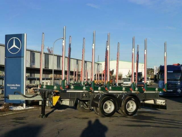 Ebert KHZA 18 Tandem-Kurzholz-Anhänger NEU - Remolque maderero: foto 1 Ebert KHZA 18 Tandem-Kurzholz-Anhänger NEU - Remolque maderero: foto 1