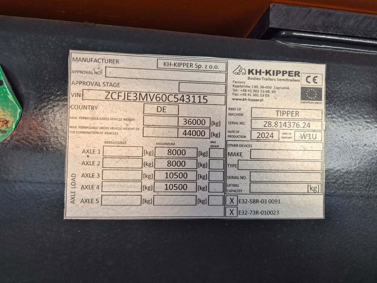 Camión portacontenedor de cadenas Iveco AD360X54Z HR OFF 8x4 Intarder AHK: foto 29 Camión portacontenedor de cadenas Iveco AD360X54Z HR OFF 8x4 Intarder AHK: foto 29