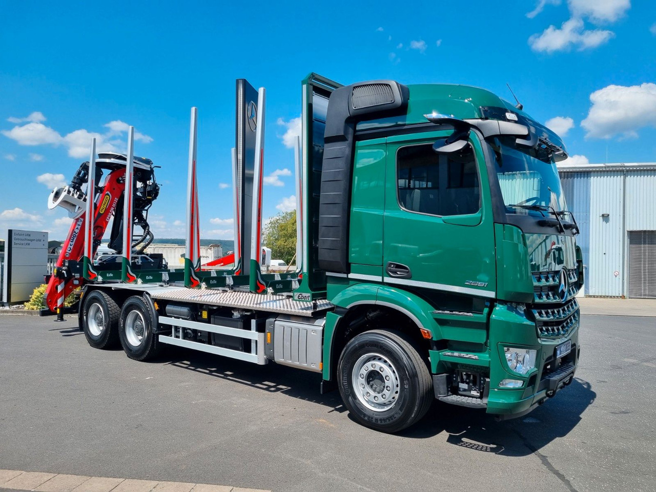 Mercedes-Benz Arocs 2651L 6x4 Palfinger-EPSILON Y Crane M12Z91 - Camión forestal, Camión grúa: foto 4 Mercedes-Benz Arocs 2651L 6x4 Palfinger-EPSILON Y Crane M12Z91 - Camión forestal, Camión grúa: foto 4