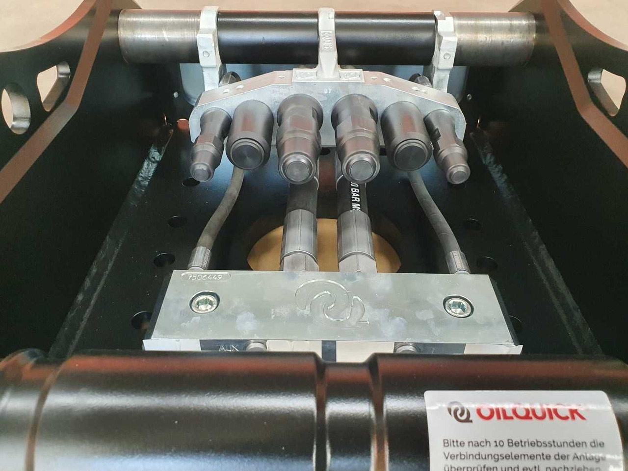 Acoplamiento rápido OilQuick OQ70/55 Adapterplatte für Westtech NEU: foto 10