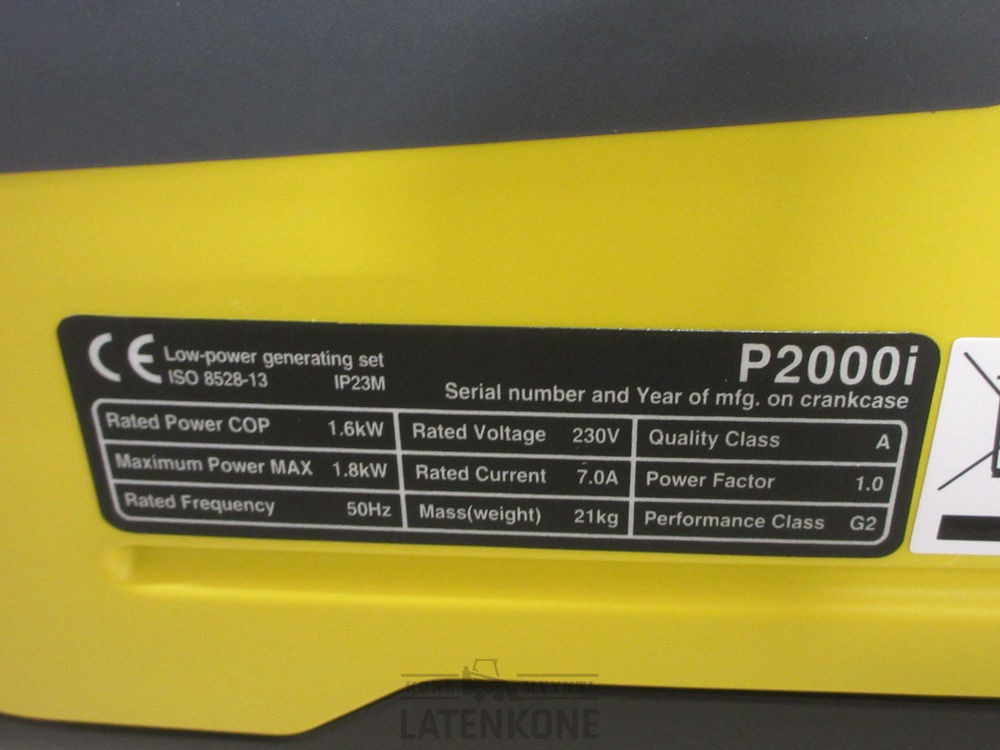 Generador industriale Atlas Copco P2000i Generaattori: foto 6