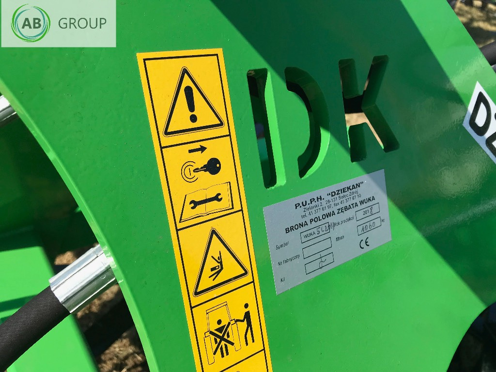 Dziekan hydraulic folding meadow harrow WUKA 5m 5C20H - Rastra de cadenas: foto 2 Dziekan hydraulic folding meadow harrow WUKA 5m 5C20H - Rastra de cadenas: foto 2