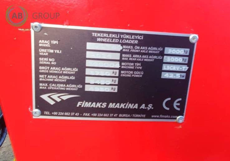 Fimaks telescopic loader FMLT 60 - Cargadora articulada: foto 4 Fimaks telescopic loader FMLT 60 - Cargadora articulada: foto 4