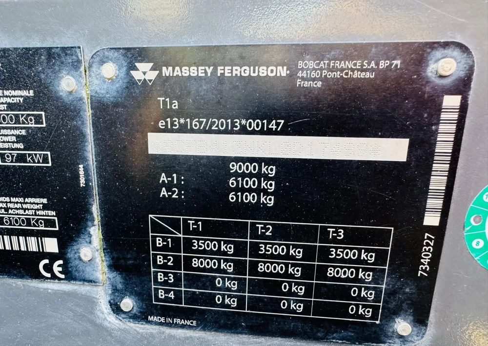 Manipulador telescópico Massey Ferguson TH 70.38: foto 11 Manipulador telescópico Massey Ferguson TH 70.38: foto 11