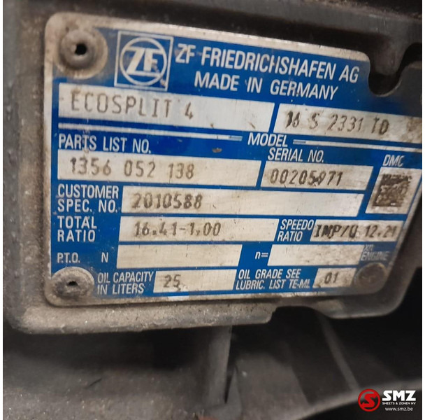 DAF Occ versnellingsbak 16S2331TD + intarder DAF - Caja de cambios para Camión: foto 5 DAF Occ versnellingsbak 16S2331TD + intarder DAF - Caja de cambios para Camión: foto 5