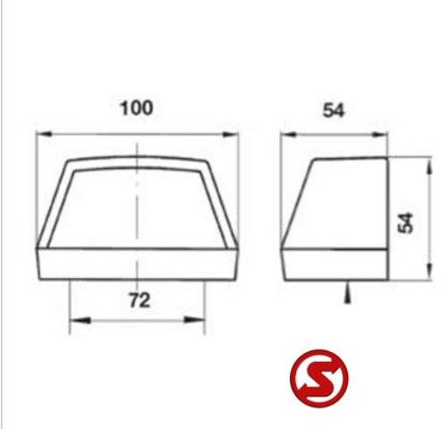 Diversen Kentekenplaatlamp - Luz/ Iluminación para Camión: foto 2 Diversen Kentekenplaatlamp - Luz/ Iluminación para Camión: foto 2