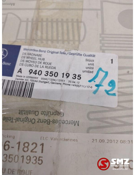 Mercedes-Benz Wielnaafreparatieset mercedes atego a9403501935 - Suspensión para Camión: foto 2 Mercedes-Benz Wielnaafreparatieset mercedes atego a9403501935 - Suspensión para Camión: foto 2