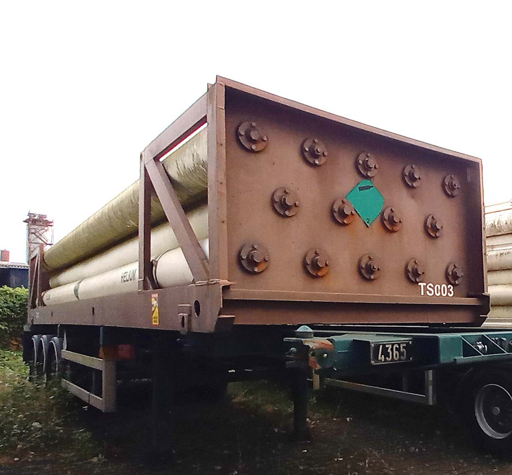 FRUEHAUF Gas tank tube semi-trailer used for compressed helium, hydrogen, Wasserstoff - Semirremolque cisterna: foto 1 FRUEHAUF Gas tank tube semi-trailer used for compressed helium, hydrogen, Wasserstoff - Semirremolque cisterna: foto 1