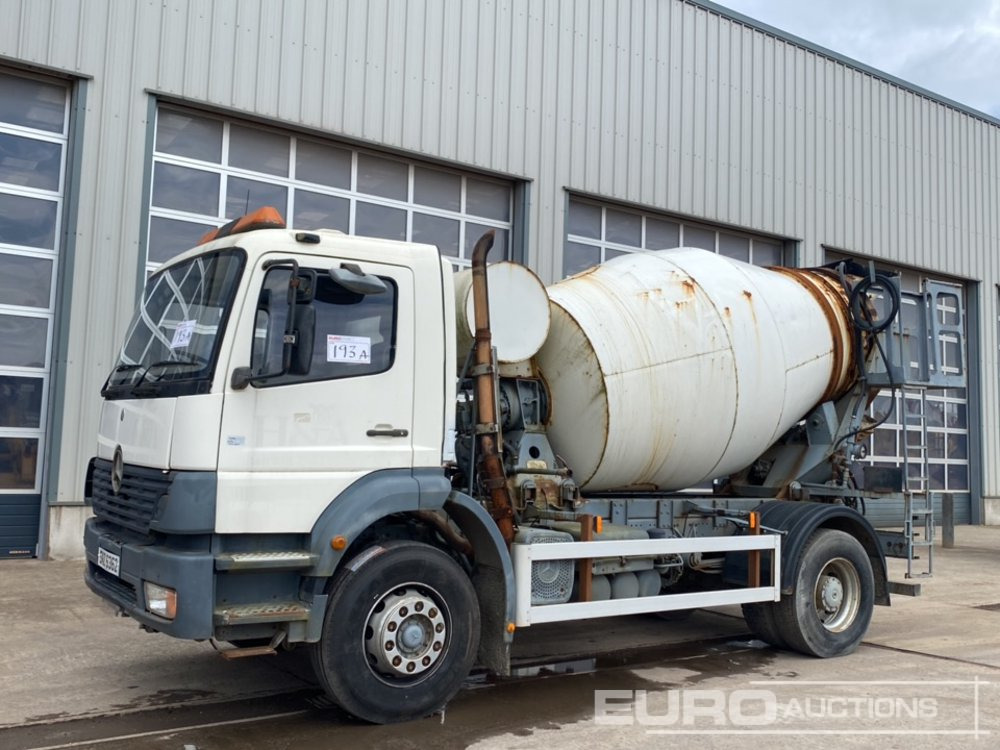 2004 Mercedes 4x2 Cement Mixer Lorry, Manual Gearbox, Hymix Equipment - Camión hormigonera: foto 1 2004 Mercedes 4x2 Cement Mixer Lorry, Manual Gearbox, Hymix Equipment - Camión hormigonera: foto 1