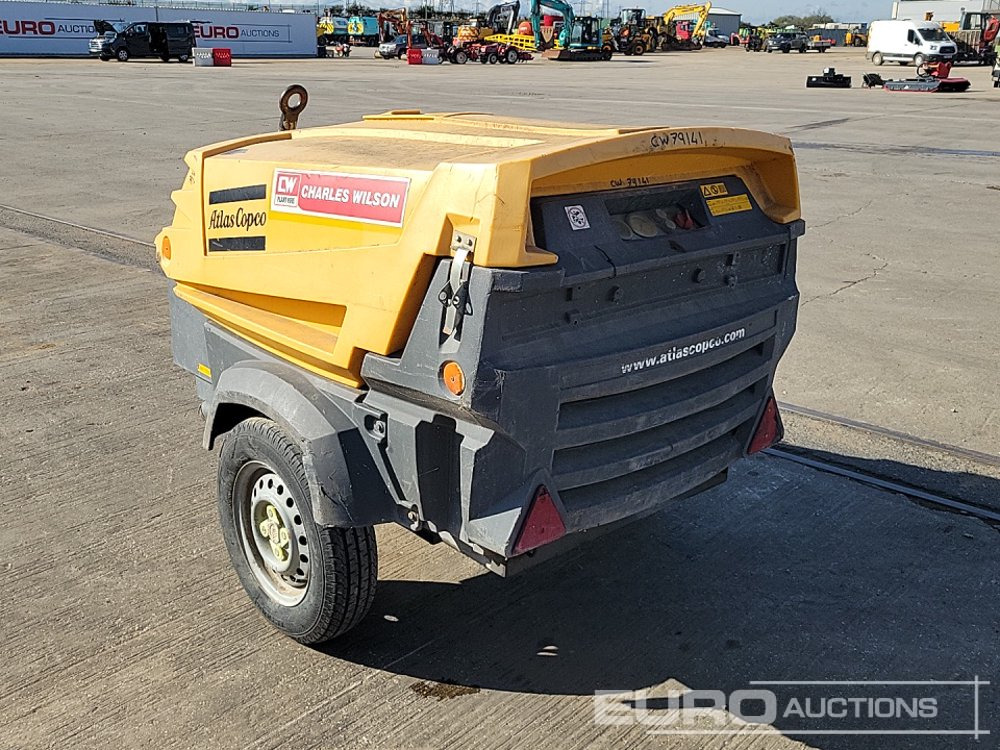 2012 Atlas Copco XAS37 - Compresor de aire: foto 3 2012 Atlas Copco XAS37 - Compresor de aire: foto 3