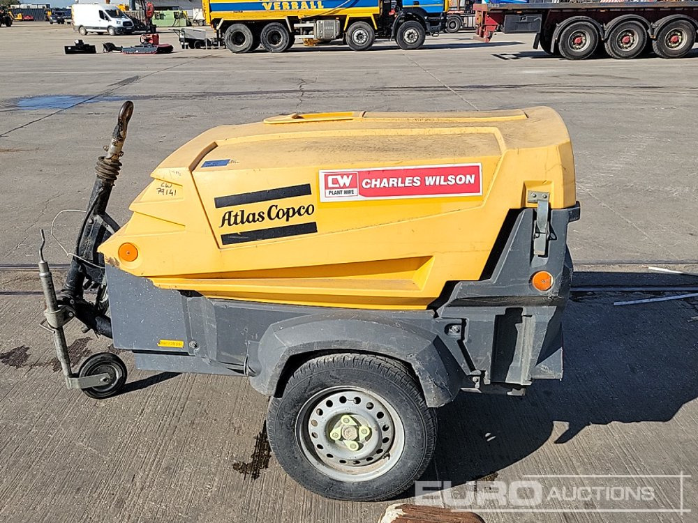 2012 Atlas Copco XAS37 - Compresor de aire: foto 2 2012 Atlas Copco XAS37 - Compresor de aire: foto 2