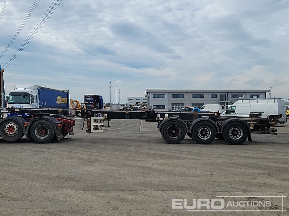 2013 Cartwright Tri Axle Skeleton Trailer, Twist & Lock - Semirremolque plataforma/ Caja abierta: foto 2 2013 Cartwright Tri Axle Skeleton Trailer, Twist & Lock - Semirremolque plataforma/ Caja abierta: foto 2