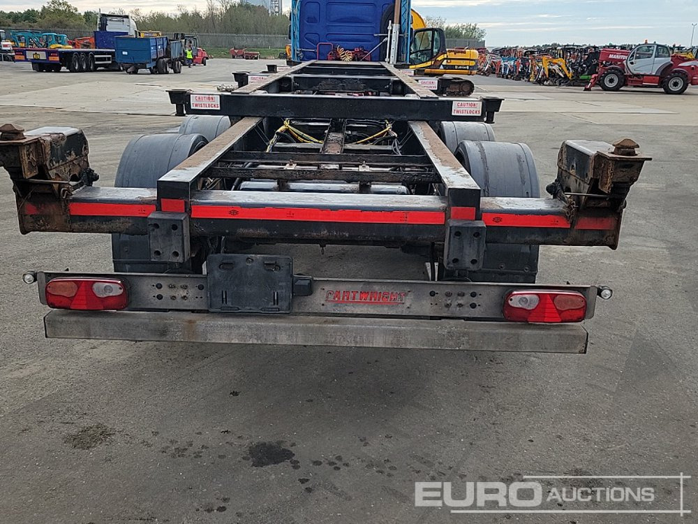 2013 Cartwright Tri Axle Skeleton Trailer, Twist & Lock - Semirremolque plataforma/ Caja abierta: foto 4 2013 Cartwright Tri Axle Skeleton Trailer, Twist & Lock - Semirremolque plataforma/ Caja abierta: foto 4