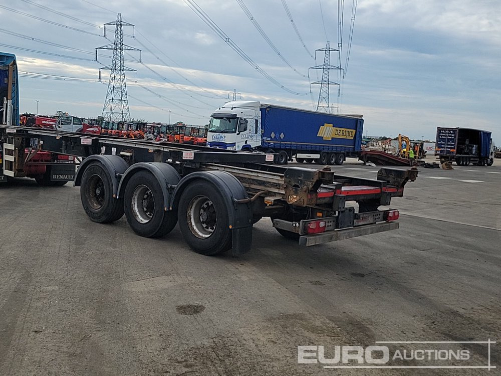 2013 Cartwright Tri Axle Skeleton Trailer, Twist & Lock - Semirremolque plataforma/ Caja abierta: foto 3 2013 Cartwright Tri Axle Skeleton Trailer, Twist & Lock - Semirremolque plataforma/ Caja abierta: foto 3