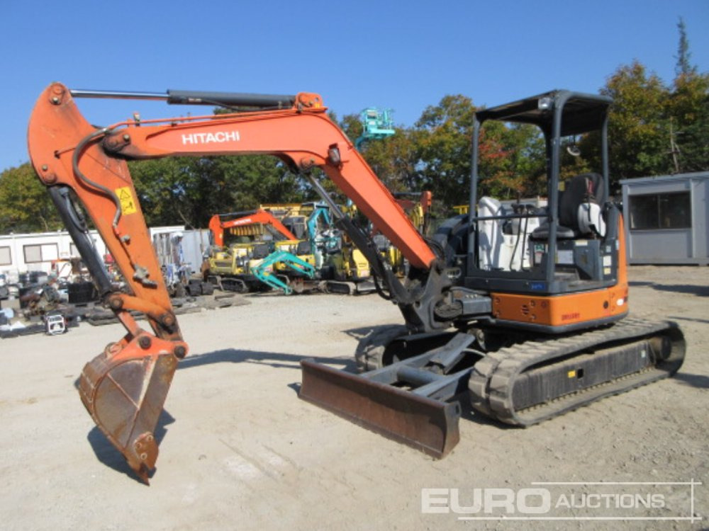 2013 Hitachi ZX40U-5A Rubber Tracks, Blade, Offset, Piped - Miniexcavadora: foto 1 2013 Hitachi ZX40U-5A Rubber Tracks, Blade, Offset, Piped - Miniexcavadora: foto 1