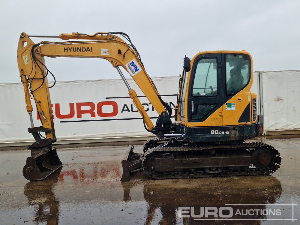 2015 Hyundai R80CR-9 - Miniexcavadora: foto 2 2015 Hyundai R80CR-9 - Miniexcavadora: foto 2