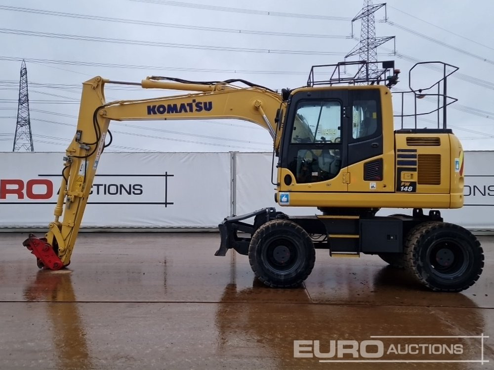 2015 Komatsu PW148-10 - Excavadora de ruedas: foto 2 2015 Komatsu PW148-10 - Excavadora de ruedas: foto 2
