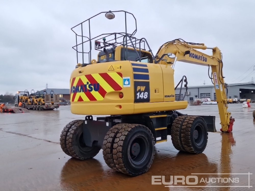 2015 Komatsu PW148-10 - Excavadora de ruedas: foto 5 2015 Komatsu PW148-10 - Excavadora de ruedas: foto 5