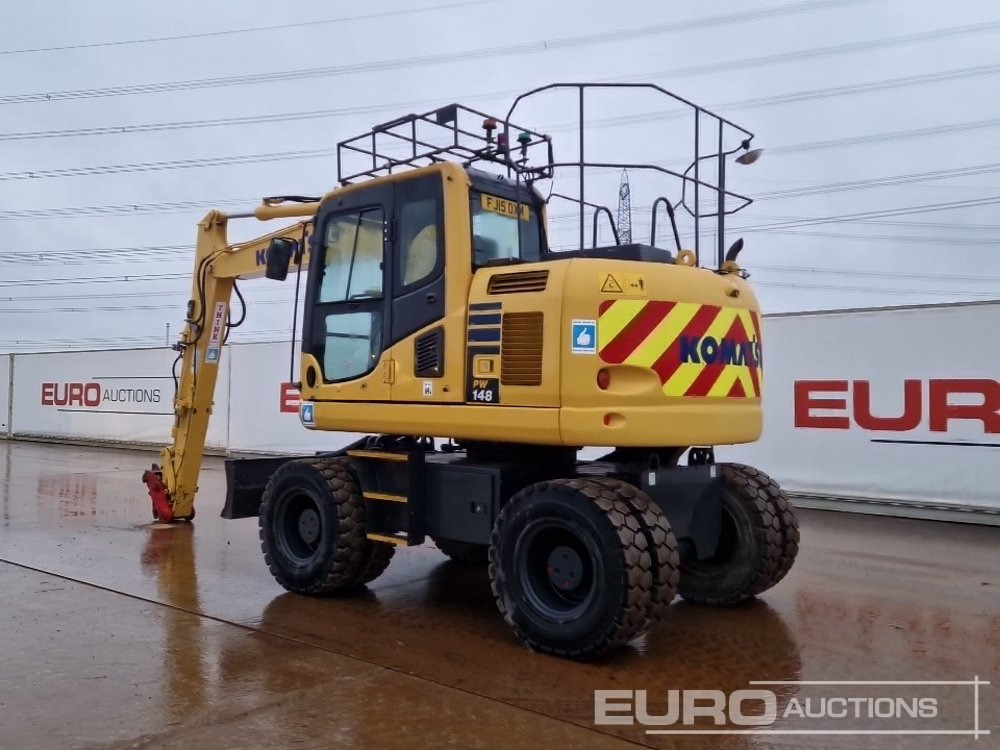 2015 Komatsu PW148-10 - Excavadora de ruedas: foto 3 2015 Komatsu PW148-10 - Excavadora de ruedas: foto 3