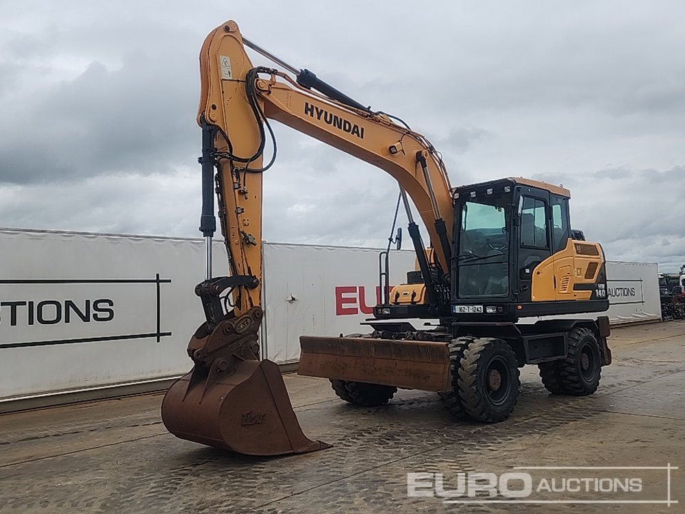 2016 Hyundai HW140 - Excavadora de ruedas: foto 1 2016 Hyundai HW140 - Excavadora de ruedas: foto 1