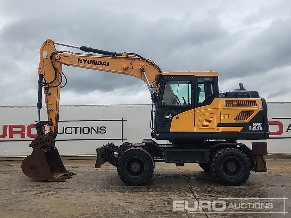 2016 Hyundai HW140 - Excavadora de ruedas: foto 2 2016 Hyundai HW140 - Excavadora de ruedas: foto 2