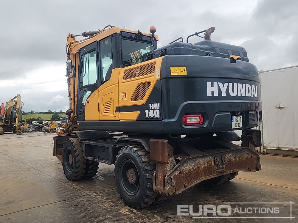 2016 Hyundai HW140 - Excavadora de ruedas: foto 3 2016 Hyundai HW140 - Excavadora de ruedas: foto 3