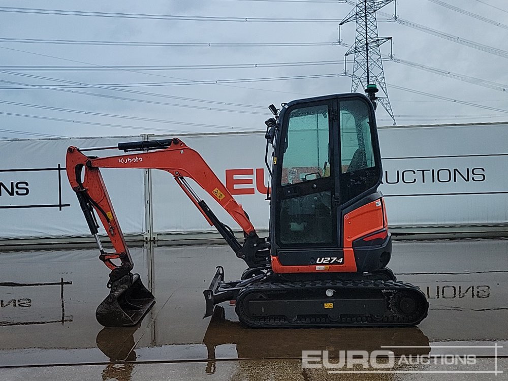 2016 Kubota U27-4 - Miniexcavadora: foto 2 2016 Kubota U27-4 - Miniexcavadora: foto 2