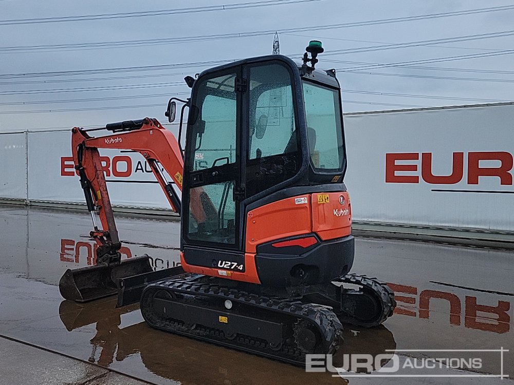 2016 Kubota U27-4 - Miniexcavadora: foto 3 2016 Kubota U27-4 - Miniexcavadora: foto 3