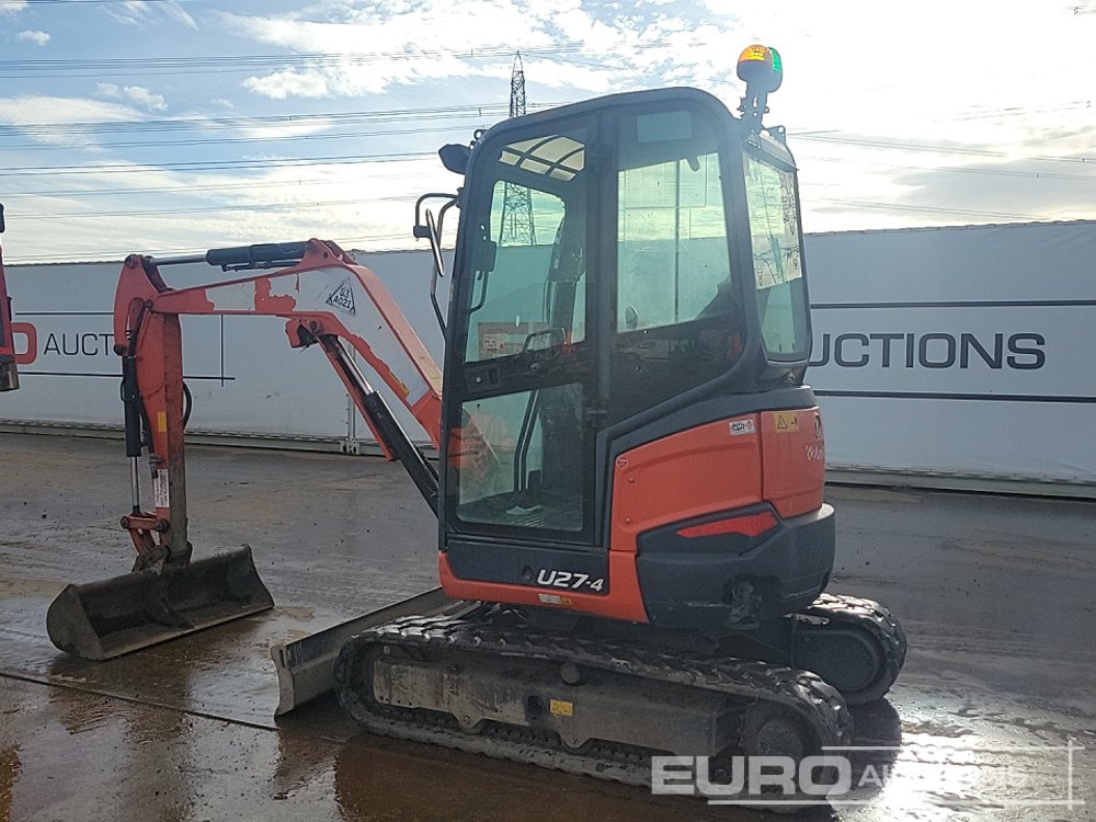 2016 Kubota U27-4 - Miniexcavadora: foto 3 2016 Kubota U27-4 - Miniexcavadora: foto 3